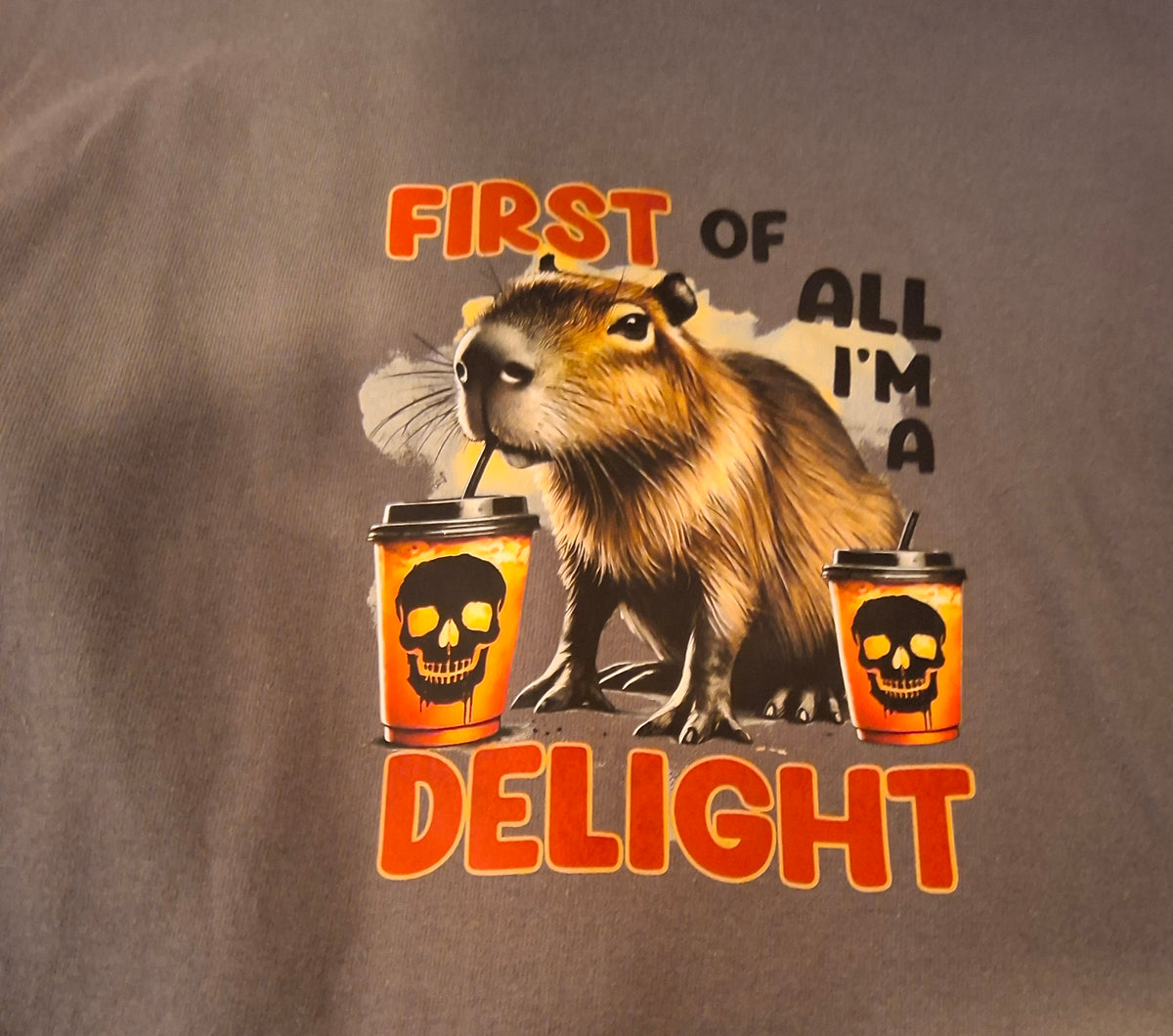 I'm A Delight large custom t-shirt