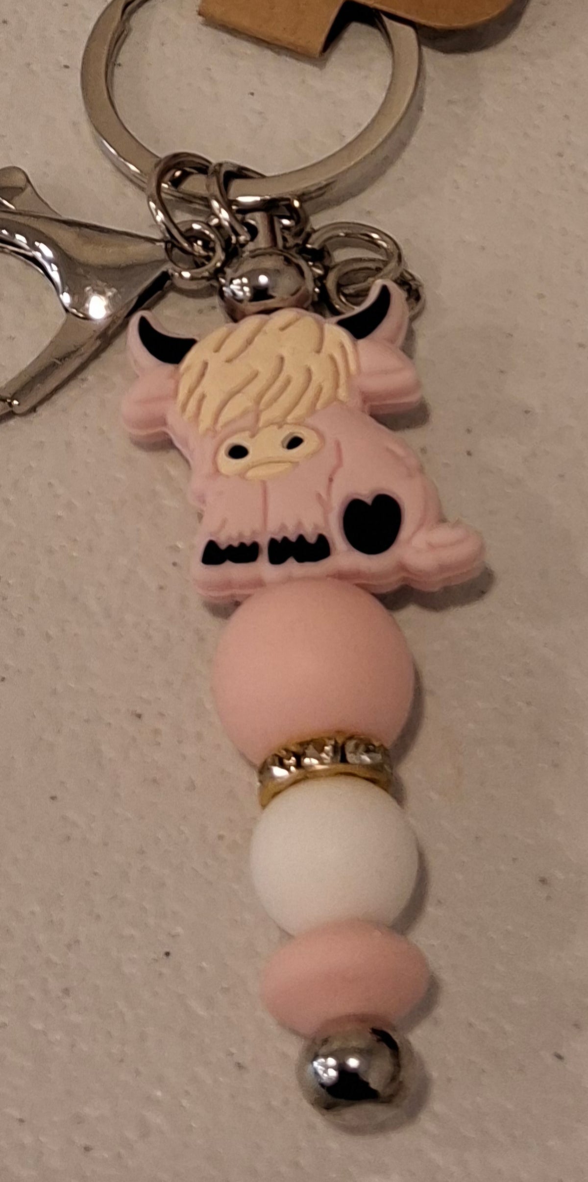 Highland Cow Keychain 1