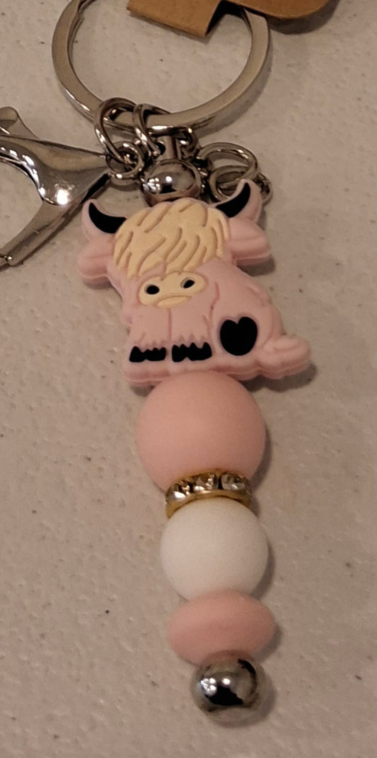 Highland Cow Keychain 1