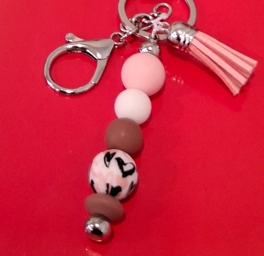 Silicone Beaded Keychain 3