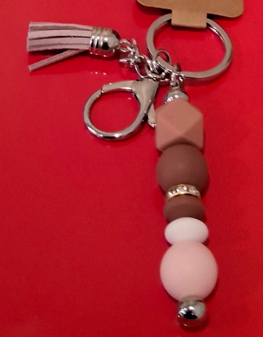 Silicone Beaded Keychain 4