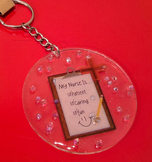 Handmade Circle Keychain 1