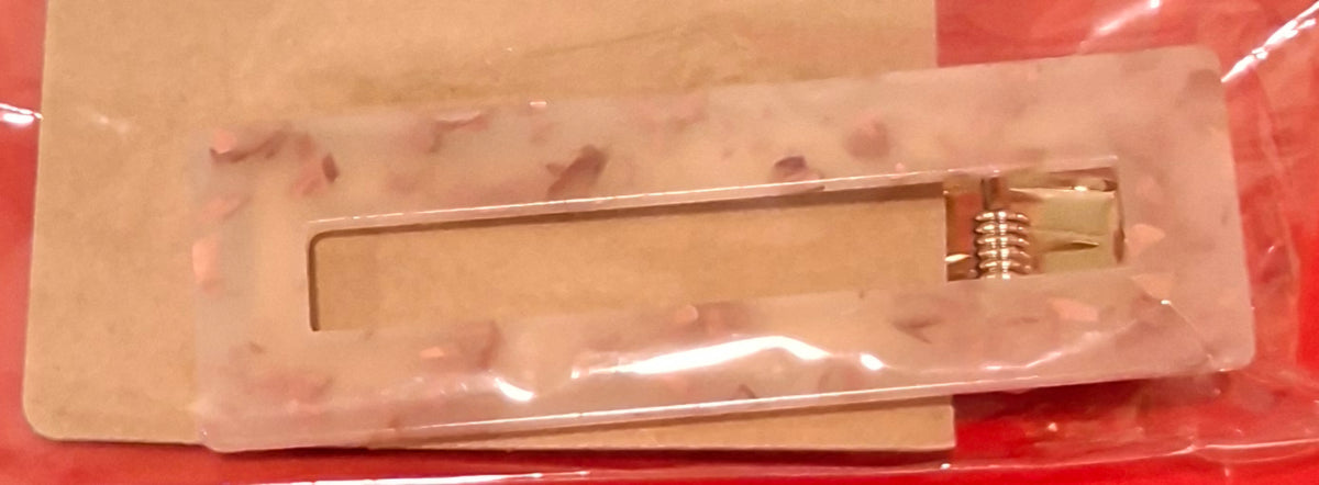 Pink Flake Barrette